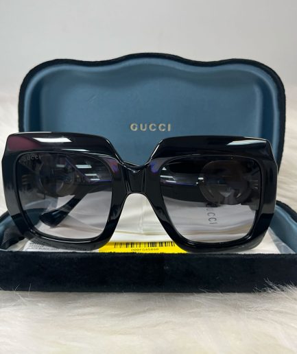 Gucci Black Square Frame Sunglasses