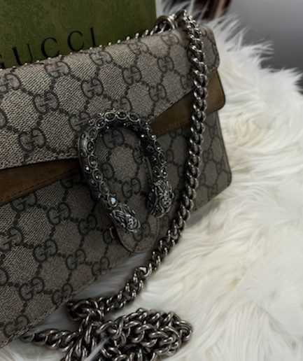 Gucci Dionysus GG Supreme Shoulder Bag - Pre-Owned