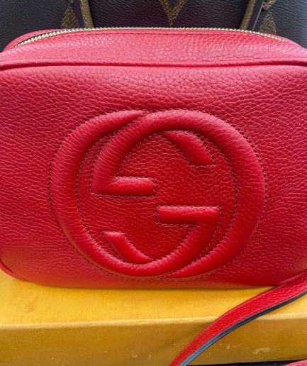 Gucci Soho Disco Bag - Red Leather (Preloved, Excellent Condition)