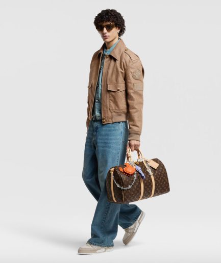 Louis Vuitton Keepall 55 Monogram Canvas Duffel Bag