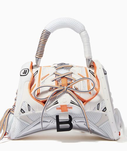 Balenciaga Sneakerhead Top Handle Bag - White & Orange